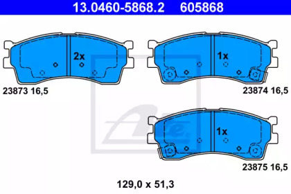 Дополнительные работы ATE для KIA RIO универсал (DC) 1.3