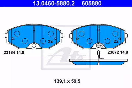Запчасти для ТО ATE для NISSAN CEFIRO III седан (A33) 3.0