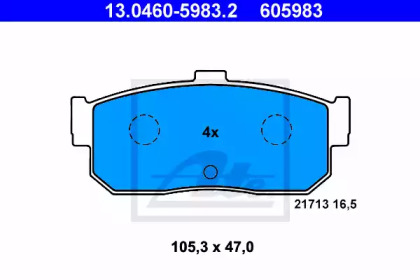 Запчасти для ТО ATE для NISSAN SUNNY III Liftback (N14) 2.0 i 16V