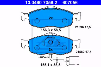 Запчасти для ТО ATE для FORD SCORPIO II Turnier (GNR, GGR) 2.9 i 24V
