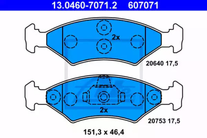 Запчасти для ТО ATE для FORD FIESTA III (GFJ) 1.6
