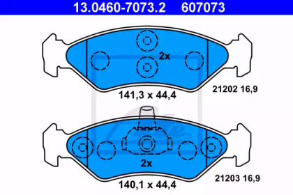 Запчасти для ТО ATE для FORD FIESTA III (GFJ) 1.6