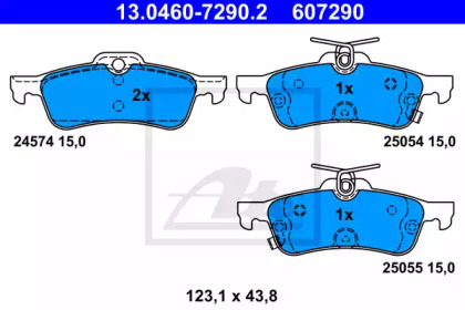 Запчасти для ТО ATE для HONDA CIVIC IX (FK) 1.4 i-VTEC (FK1)