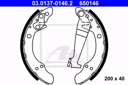 Тормозная колодка / накладка ATE для VW PASSAT Variant (33) 1.6