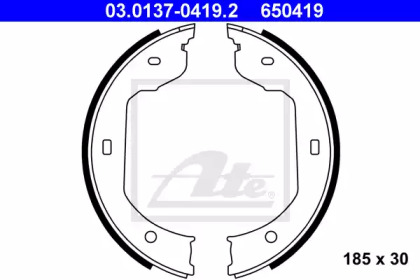 Тормоза ATE для VW MULTIVAN V (7HM, 7HN, 7HF, 7EF, 7EM, 7EN) 1.9 TDI