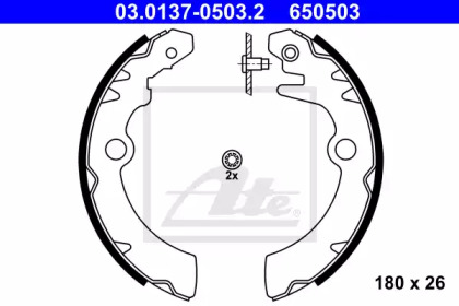 Барабанный тормозной механизм ATE для NISSAN PIXO (UA0) 1.0