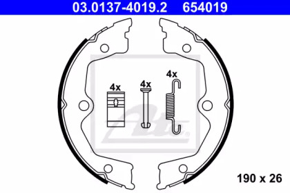 Тормоза ATE для HONDA ACCORD VIII универсал (CW) 2.2 i-DTEC (CW3)