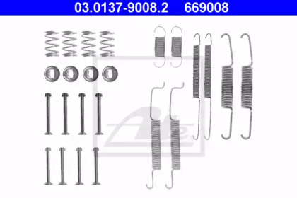 Барабанный тормозной механизм ATE для VW SCIROCCO (53) 1.6