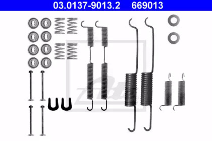 Барабанный тормозной механизм ATE для FORD GRANADA (GU) 2.1 D