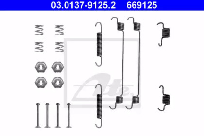 Барабанный тормозной механизм ATE для ALFA ROMEO 146 (930_) 1.9 JTD (930.B4B)