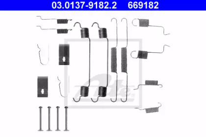 Барабанный тормозной механизм ATE для MAZDA MX-3 (EC) 1.6 i