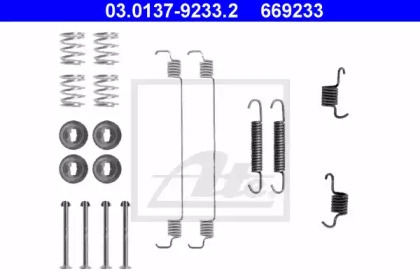 Барабанный тормозной механизм ATE для NISSAN KUBISTAR (X76) 1.5 dCi