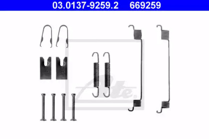 Барабанный тормозной механизм ATE для MAZDA 121 III (JASM, JBSM) 1.8 D
