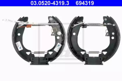 Тормозная колодка / накладка ATE для FIAT PANDA (141_) 1000 4x4