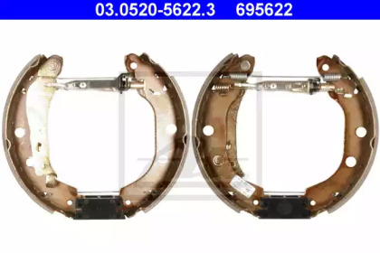 Барабанный тормозной механизм ATE для NISSAN KUBISTAR (X76) 1.5 dCi