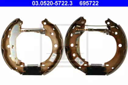 Барабанный тормозной механизм ATE для NISSAN KUBISTAR (X76) 1.5 dCi