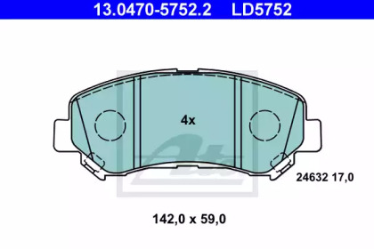 Запчасти для ТО ATE для NISSAN QASHQAI II (J11, J11_) 1.5 dCi