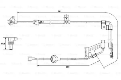 Тормоза BOSCH для NISSAN PRIMERA Traveller (W10) 2.0 i