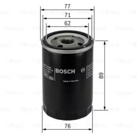 Масляный фильтр BOSCH для MAZDA 121 III (JASM, JBSM) 1.8 D