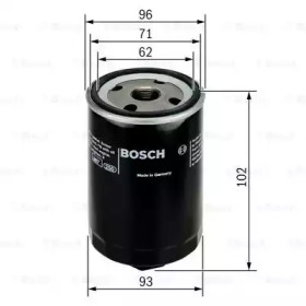 Масляный фильтр BOSCH для VW POLO (6N1) 64 1.9 D