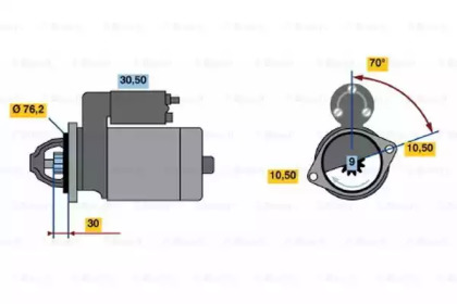 Система стартера BOSCH для ALFA ROMEO 33 (907A_) 1.7 16V 4x4 (907A1F)