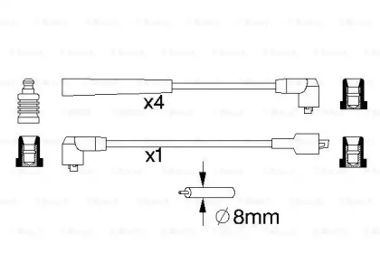 Система зажигания / накаливания BOSCH для FORD ESCORT III (GAA) 1.6 RS Turbo
