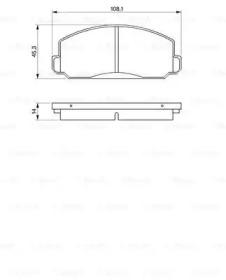 Запчасти для ТО BOSCH для HONDA CIVIC II универсал (WC) 1300