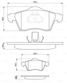 Дополнительные работы BOSCH для VW TRANSPORTER IV c бортовой платформой/ходовая часть (70XD) 2.4 D