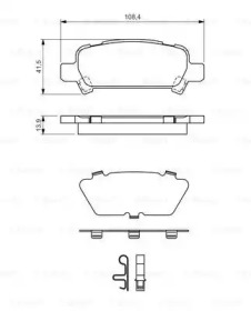 Дополнительные работы BOSCH для SUBARU IMPREZA седан (GD) 2.0 i AWD