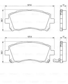 Дополнительные работы BOSCH для SUBARU IMPREZA седан (GD) 2.0 i AWD