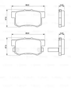 Запчасти для ТО BOSCH для HONDA ACCORD V купе (CD) 2.2 i ES (CD7)