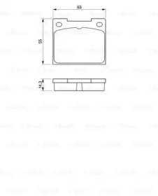Запчасти для ТО BOSCH для PEUGEOT 204 Break 1.2 D