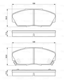 Запчасти для ТО BOSCH для HONDA ACCORD III Aerodeck (CA) 2.0 EX (CA5)