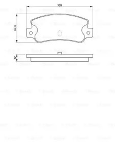 Дисковой тормозной механизм BOSCH для ALFA ROMEO 164 (164_) 3.0 24V QV (164.H1)