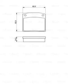 Запчасти для ТО BOSCH для HONDA CIVIC I Hatchback (SB) 1200 (SB2)