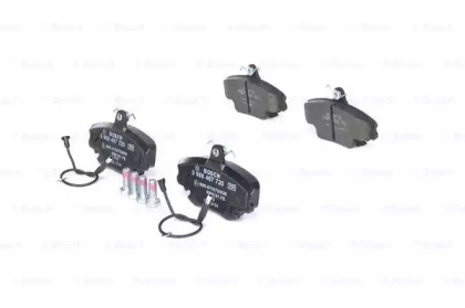Тормозные колодки BOSCH для DACIA LOGAN (LS_) 1.6 (LSOB, LSOD, LSOF, LSOH)
