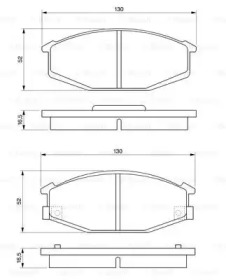 Запчасти для ТО BOSCH для NISSAN URVAN Фургон (E23) 2.3 D