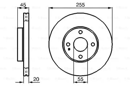 Дисковой тормозной механизм BOSCH для MAZDA MX-5 I (NA) 1.8