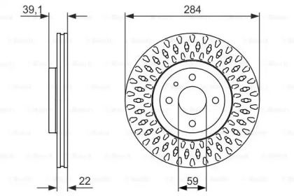 Дисковой тормозной механизм BOSCH для ALFA ROMEO 146 (930_) 2.0 16V Quadrifoglio (930.B5)