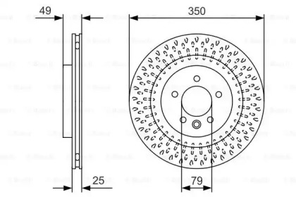 Дисковой тормозной механизм BOSCH для LAND ROVER DISCOVERY V (L462) 3.0 D 4x4