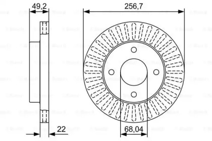 Дисковой тормозной механизм BOSCH для NISSAN PATROL VI (Y62) 5.6
