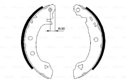 Барабанный тормозной механизм BOSCH для ALFA ROMEO 146 (930_) 1.9 JTD (930.B4B)