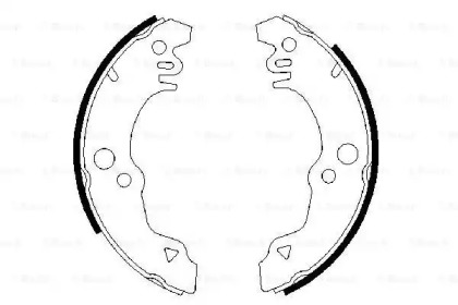 Тормозная колодка / накладка BOSCH для FORD TAUNUS '80 (GBS, GBNS) 1.6