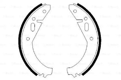 Тормозная колодка / накладка BOSCH для SKODA 110 1.1 L