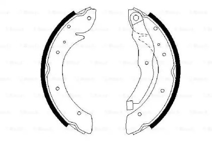 Барабанный тормозной механизм BOSCH для BMW 3 Compact (E36) 318 tds
