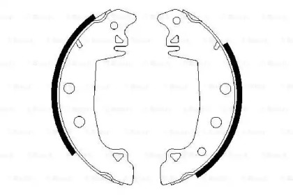Тормозная колодка / накладка BOSCH для PEUGEOT 305 II Break (581E) 1.9 Diesel