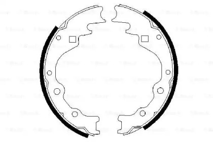 Барабанный тормозной механизм BOSCH для MAZDA E-SERIE автобус (SR1) E2000 4WD