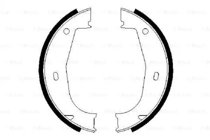 Барабанный тормозной механизм BOSCH для BMW 3 Compact (E36) 318 ti