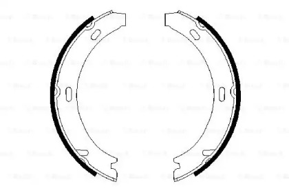 Барабанный тормозной механизм BOSCH для PORSCHE BOXSTER (986) 2.7