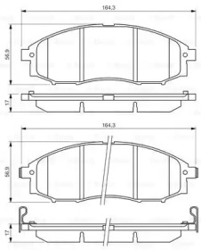 Запчасти для ТО BOSCH для NISSAN NAVARA (D22_) 2.5 D 4x4